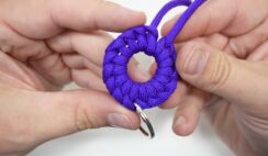 Make a Pendant Key Ring DIY