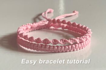 Two Easy Bracelet Tutorials – Spiral & Square Knot Bracelets