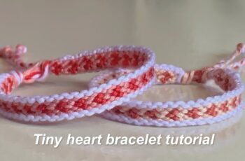 Create Adorable Tiny Heart Bracelets (with Border!)