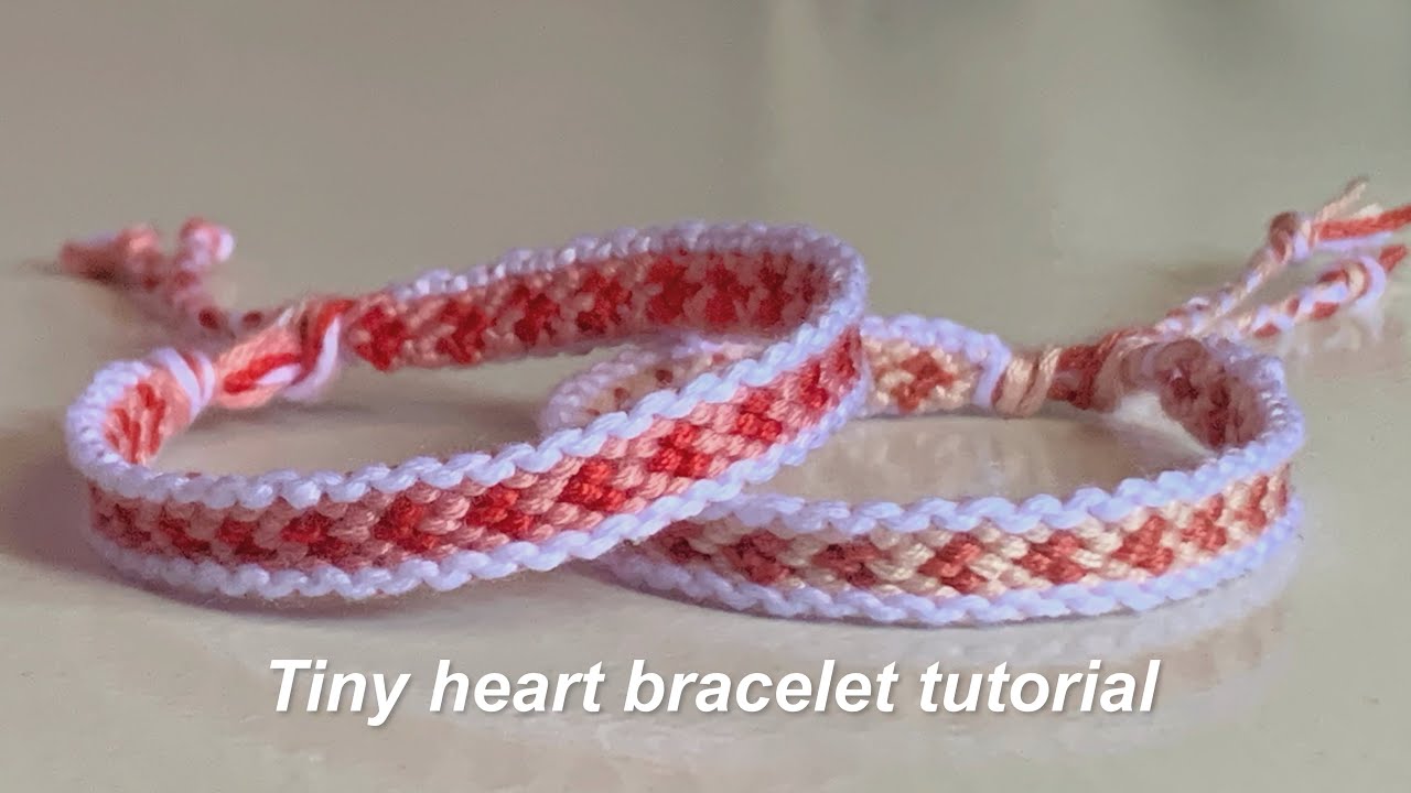 Create Adorable Tiny Heart Bracelets (with Border!)