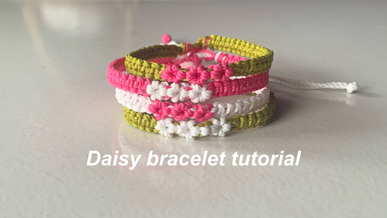 How to Make Adorable Daisy Chain Bracelets