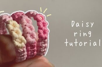 Craft Adorable Daisy Rings with Embroidery Floss